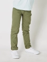 Pantalon Chino Garçon Kaki "Petit Fennec Classic"