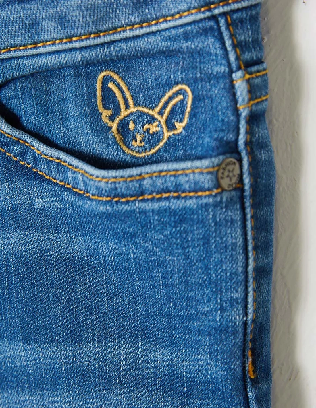 Pantalon Jean Fille Denim Foncé
