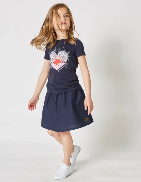 Jupe Évasée bleu navy