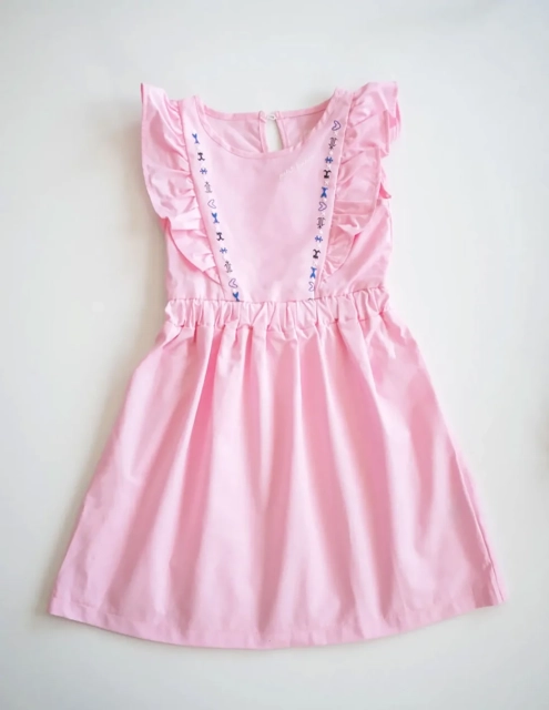 Robe Chic en Popeline Rose