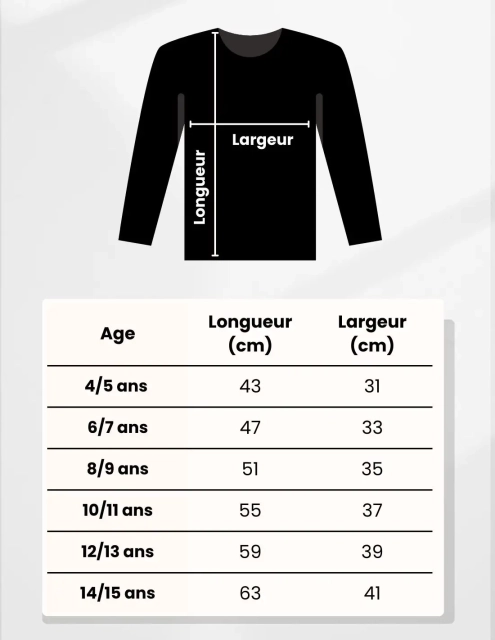 T-shirt Garçon 100% coton "Cerf de Béjaia" Blanc