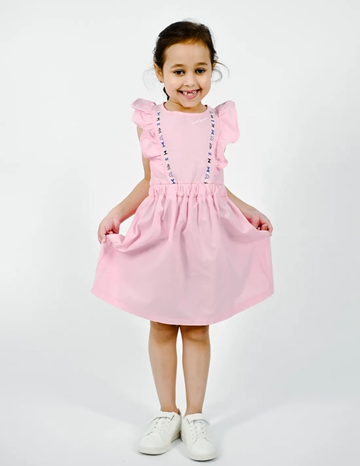 Robe Chic en Popeline Rose