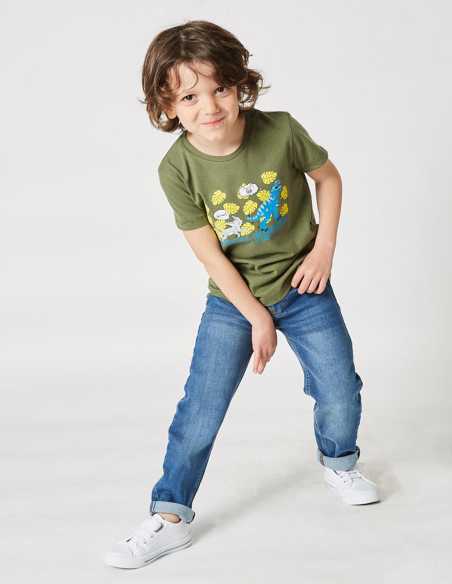 Ensemble Garçon Tshirt + Pantalon Jean Bleu Foncé