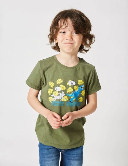 Ensemble Garçon Tshirt + Pantalon Jean Bleu Foncé