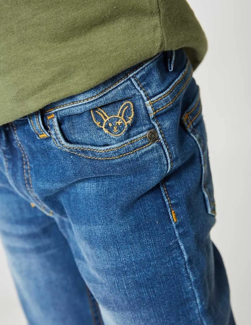 Ensemble Garçon Tshirt + Pantalon Jean Bleu Foncé