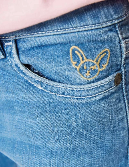 Ensemble Fille Jean + Blouse