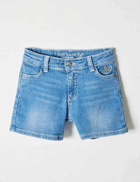 Ensemble Fille Short + Tshirt Corail