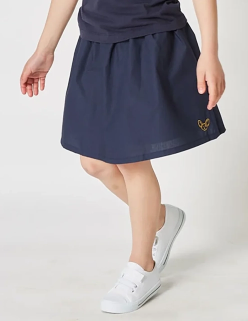 Ensemble Fille Tshirt + Jupe Navy 100% Coton