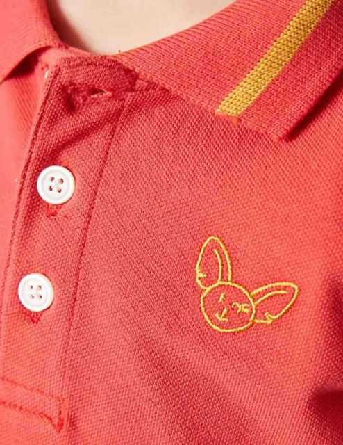 Polo Garçon "Classic" Rouge