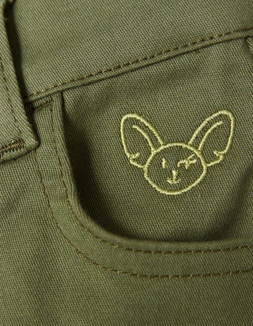 Ensemble Pantalon Chino Kaki + T-shirt Marine