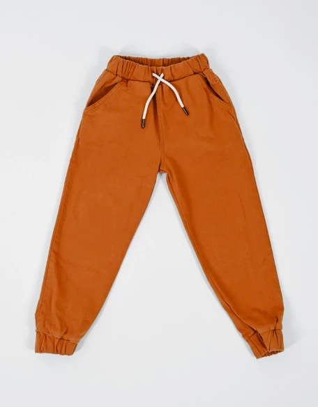 Pantalon Garçon Cargo Marron Explorer 100% coton