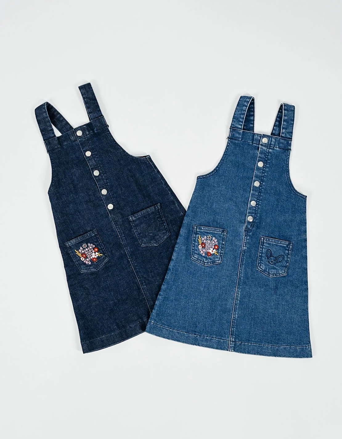 Robe Salopette En Jean Marine Foncée